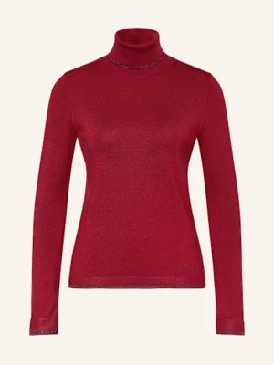 Liu Jo Golf Z Błyszczącą Przędzą rot