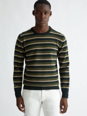 Liu Jo Green Striped Sweater LIUJO