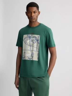 Liu Jo Green T-shirt With Print LIUJO