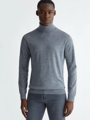 Liu Jo Grey Wool Turtleneck LIUJO