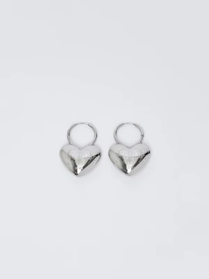 Liu Jo Heart And Key Earrings srebrny
