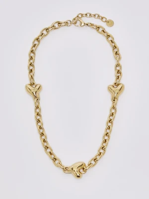 Liu Jo Heart Link Necklace złoty