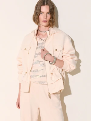 Liu Jo Hooded Jacket biały