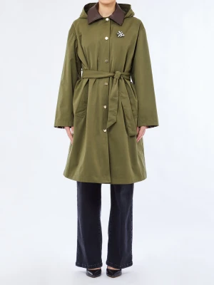 Liu Jo Hooded Parka Military Green