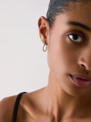 Liu Jo Hoop Earrings With Sparkling Stones LIUJO