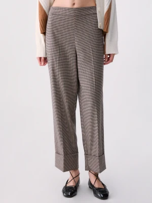 Liu Jo Trousers In Houndstooth