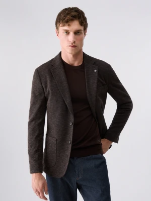 Liu Jo Jacket In Piqué Jersey brązowy
