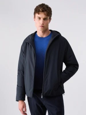 Liu Jo Jacket With Hood Dark Blue