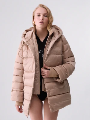 Liu Jo Jacket With Matching Gloves beżowy