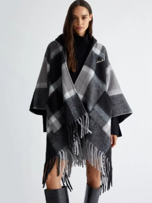 Liu Jo Jacquard Hooded Poncho LIUJO