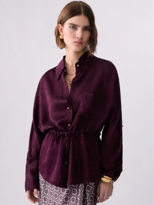 Liu Jo Jacquard Satin Shirt