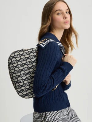 Liu Jo Jacquard Shoulder Bag With Logo LIUJO