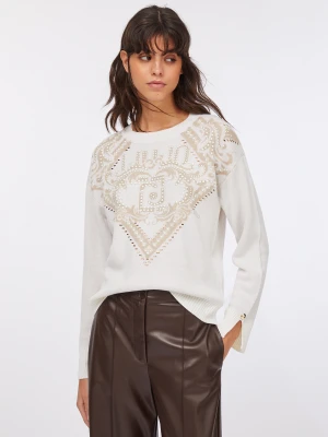 Liu Jo Jacquard Wool Sweater LIUJO