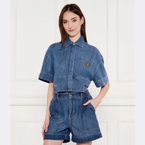 Liu Jo Jeansowa koszula | Cropped Fit