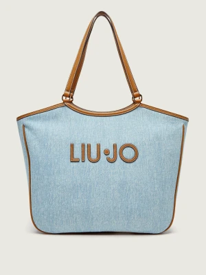 Liu Jo Jeansowa shopperka Farielle błękitny