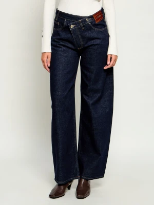Liu Jo Jeansy Awry R | Relaxed fit granatowy