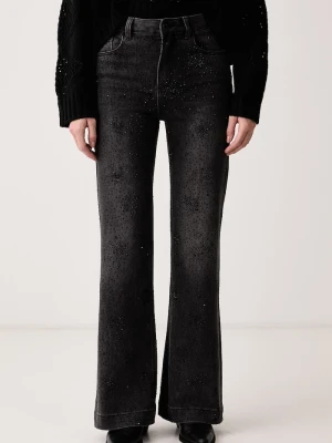 Liu Jo jeansy flare damskie czarny