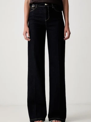 Liu Jo jeansy flare damskie granatowy