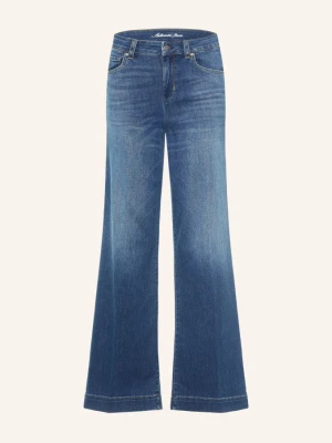 Liu Jo Jeansy Flared blau 7S076 Den.Blue short dk.su