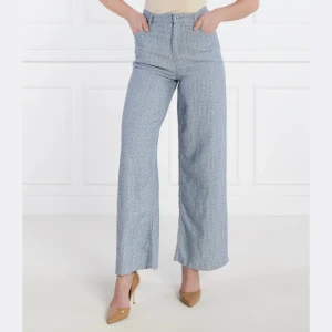 Liu Jo Jeansy | Longline Fit | z dodatkiem lnu