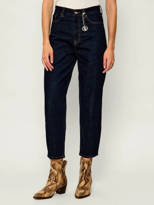 Liu Jo Jeansy New Carrot | Mom Fit | high waist granatowy