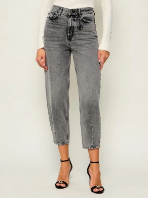Liu Jo Jeansy New carrot | Mom Fit | high waist szary