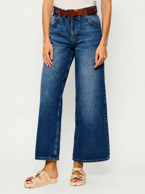Liu Jo Jeansy + pasek Candy | Relaxed fit niebieski