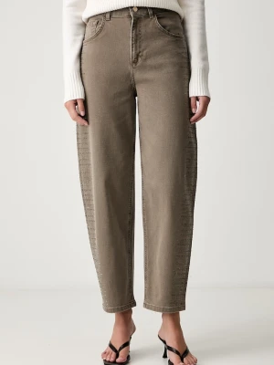 Liu Jo jeansy relaxed fit damskie brązowy