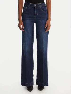 Liu Jo Jeansy UF5068 DS615 Granatowy Wide Leg