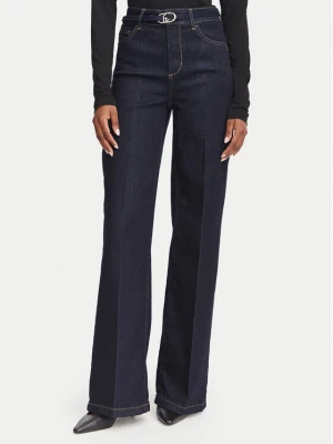 Liu Jo Jeansy UF6088 D0264 Granatowy Flared Leg
