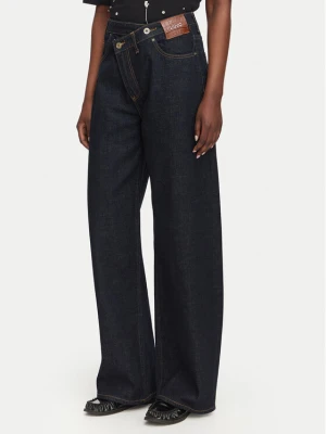 Liu Jo Jeansy UF6160 D4854 Granatowy Straight Fit