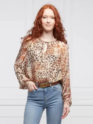 Liu Jo Jedwabna bluzka | Relaxed fit