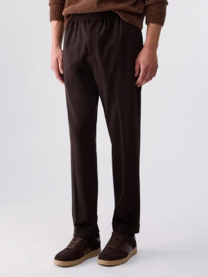 Liu Jo Jersey Jogger Pants brązowy