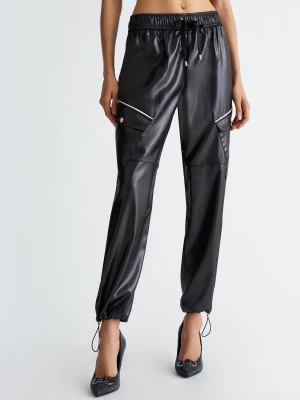 Liu Jo Jogging Trousers In Coated Fabric LIUJO