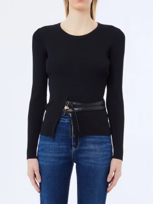 Liu Jo Jumper With Buckles czarny