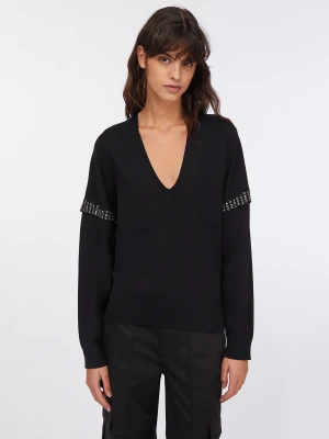 Liu Jo Jumper With Jewel Appliqués LIUJO