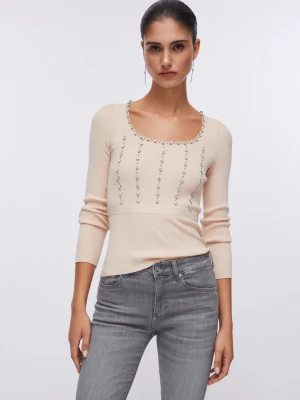 Liu Jo Jumper With Jewel Embroidery LIUJO