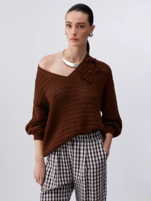 Liu Jo Jumper With Openwork Embroidery