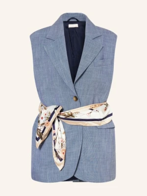 Liu Jo Kamizelka Blezerowa Z Odpinanym Szalem blau