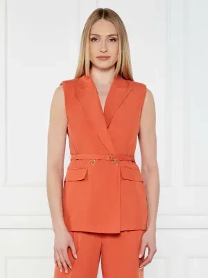 Liu Jo Kamizelka | Regular Fit | z dodatkiem lnu