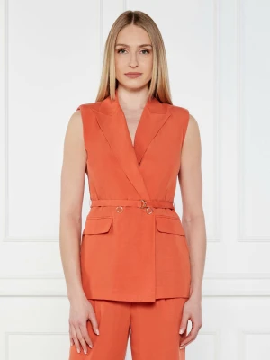 Liu Jo Kamizelka | Regular Fit | z dodatkiem lnu