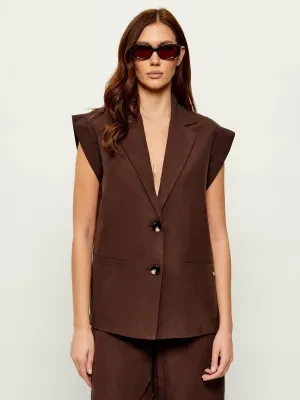 Liu Jo Kamizelka | Relaxed fit | z dodatkiem lnu