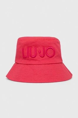 Liu Jo kapelusz bawełniany kolor różowy bawełniany