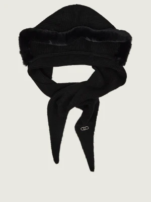 Liu Jo Kaptur | shearling czarny