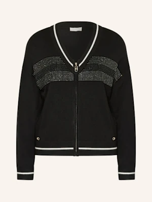 Liu Jo Kardigan Cardi Z Ozdobnymi Kamykami schwarz