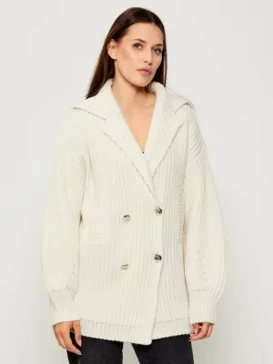 Liu Jo Kardigan | Loose fit | z dodatkiem wełny