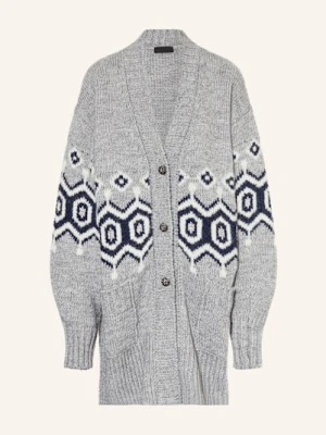 Liu Jo Kardigan Z Błyszczącą Przędzą grau