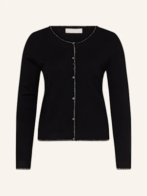 Liu Jo Kardigan Z Błyszczącą Przędzą schwarz