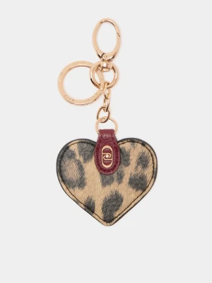 Liu Jo Keyring With Animal-print Heart LIUJO