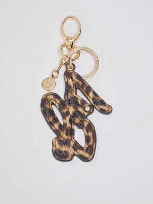 Liu Jo Keyring With Animal-print Logo